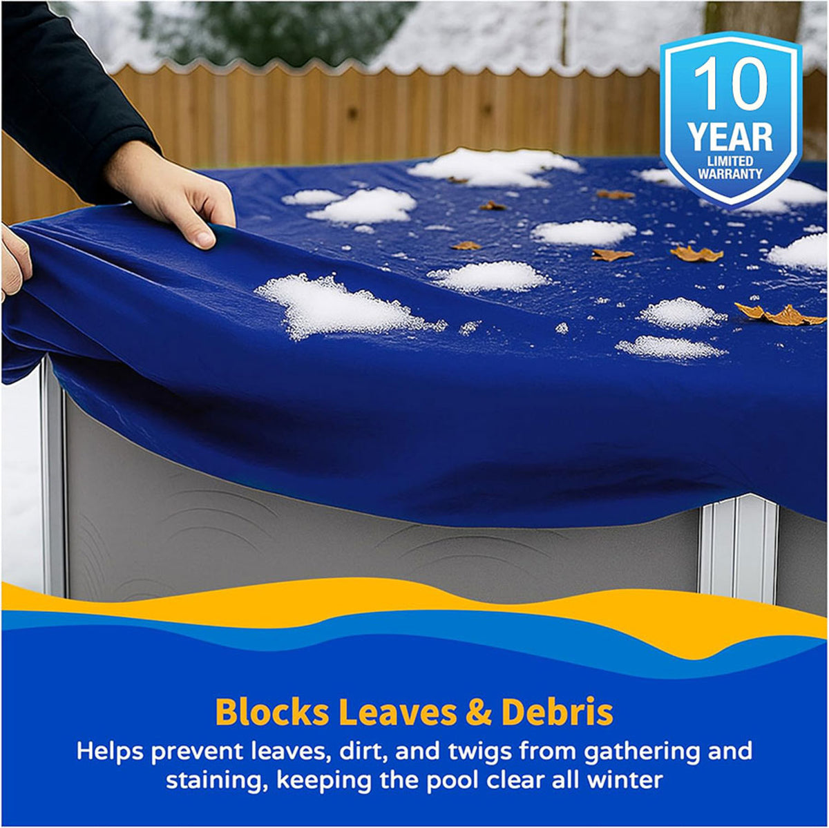 Deluxe Winter Pool Cover - AG Oval