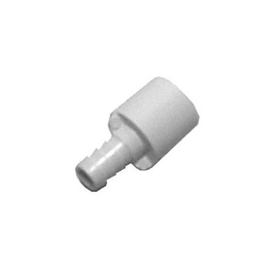 PVC Barb Adapter - 1/2" Spigot x 3/8" Barb