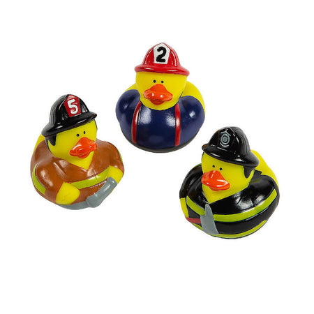 Firefighter Mini Rubber Duck