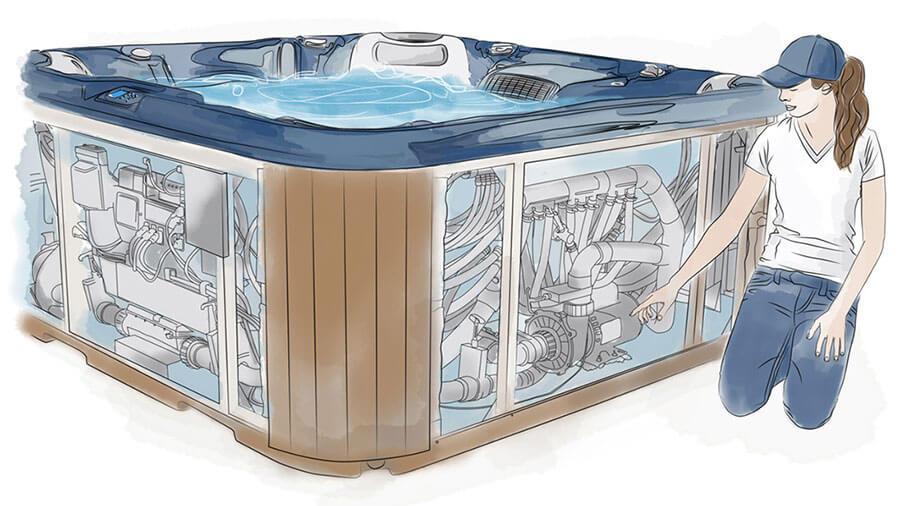 Hot tub replacement parts