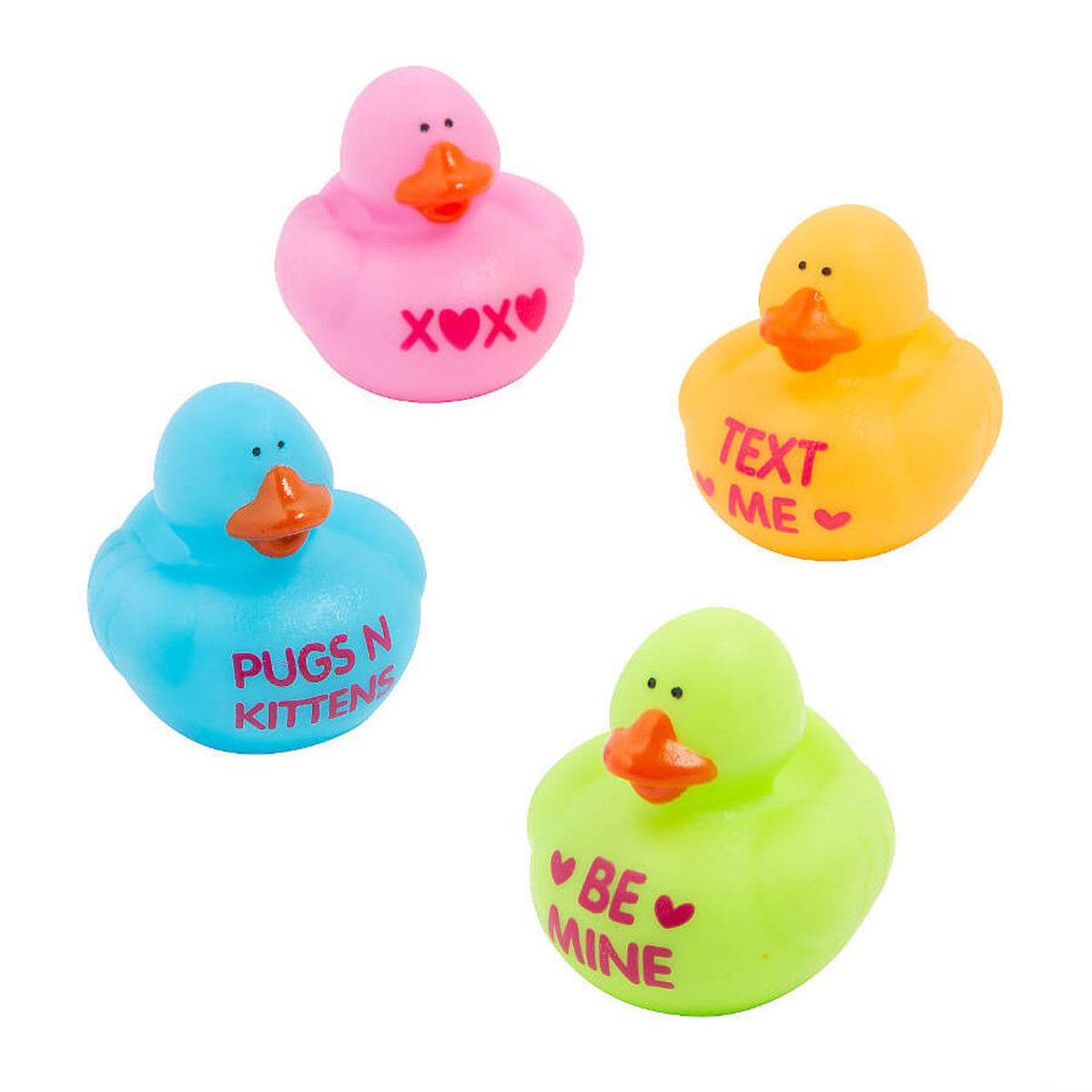 Valentines Mini Rubber Duck