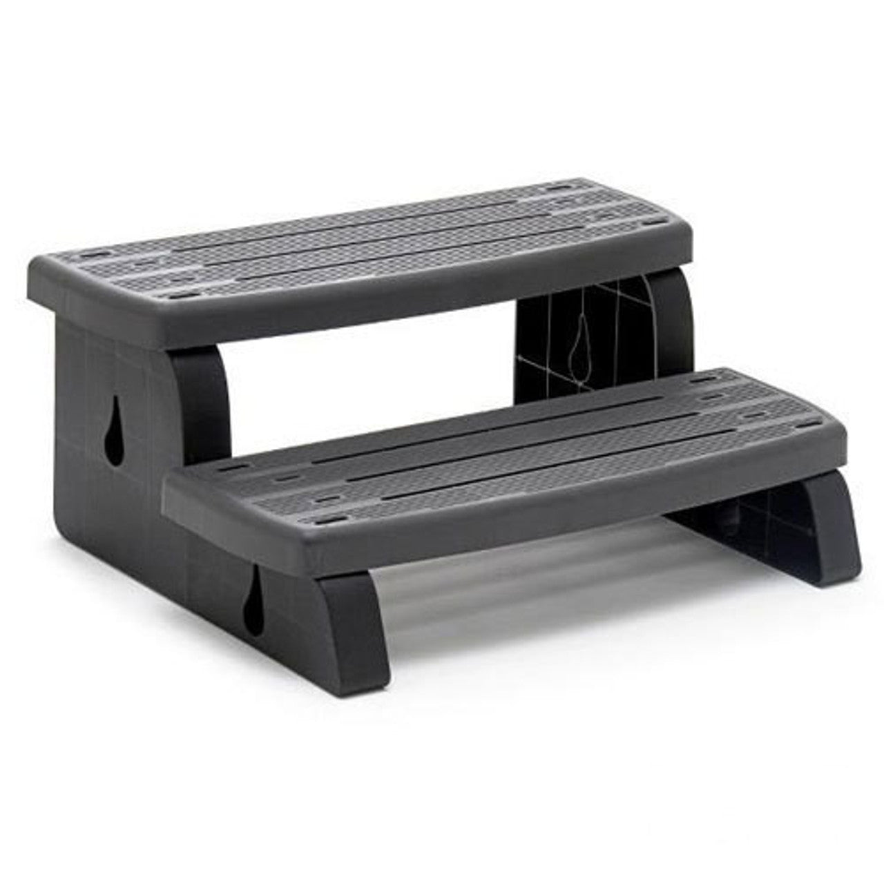 Waterway gray hot tub steps